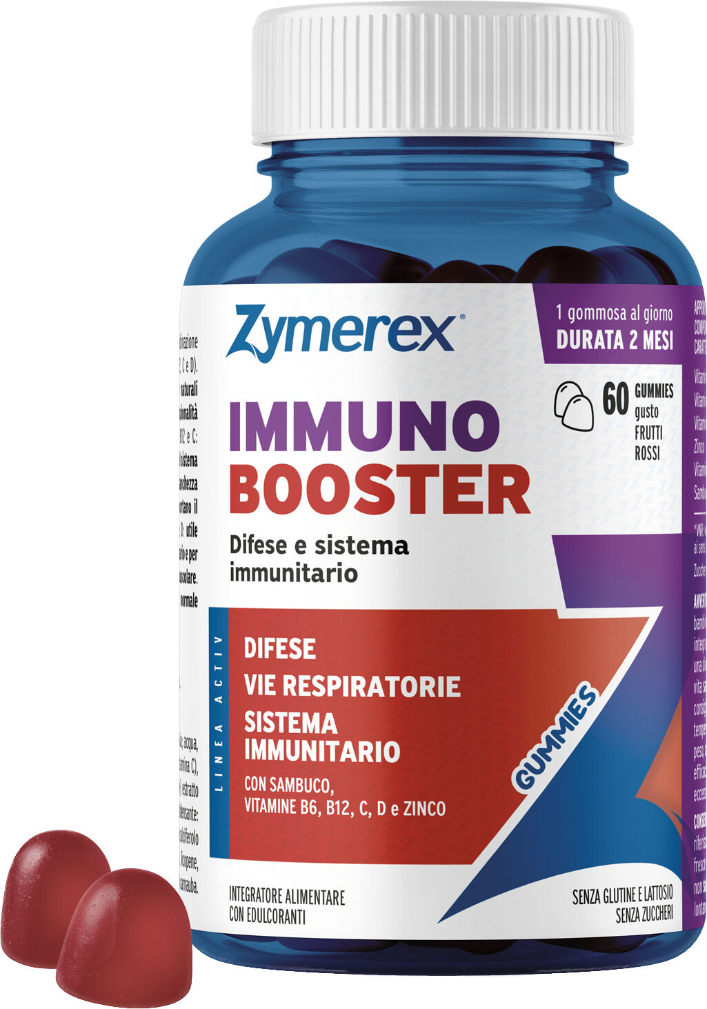 WILCO FARMA Srl SU ZYMEREX IMMUNO BOOSTER 60GUMM