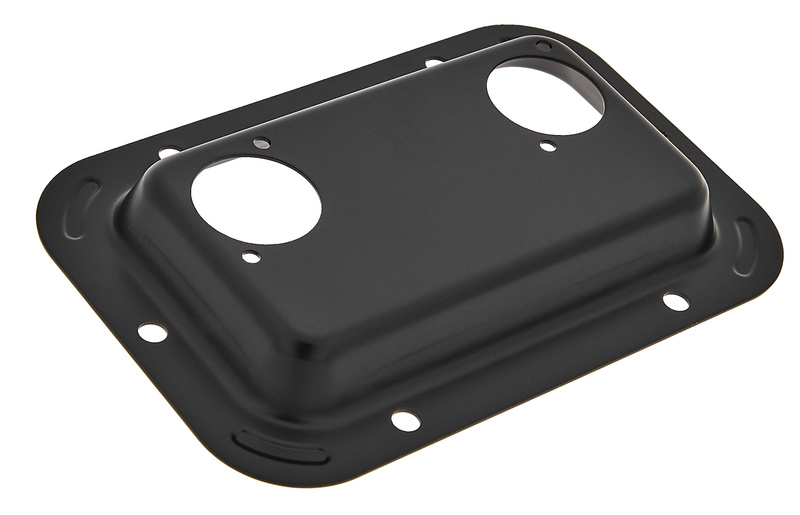 Thon 208 Dish for D-Type Socket nero verniciato a polvere