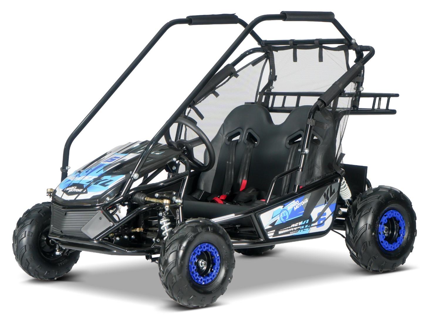 Elektrisches Kinder-Go-Kart Beneo Motors BUGGY RSX XL blau- 2000W