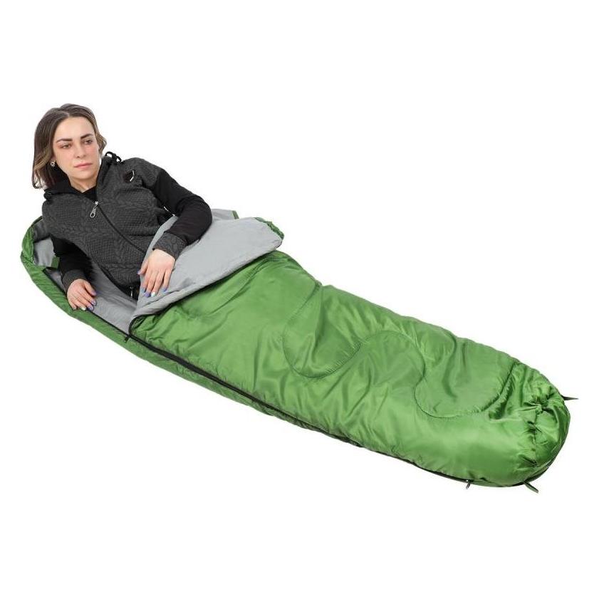 Royokamp Schlafsack Nepal, 210x80x50cm, dunkelgrün (210 cm) (GS248046)
