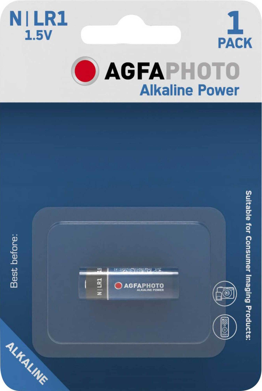 AgfaPhoto Alkaline batterij LR1 1,5V