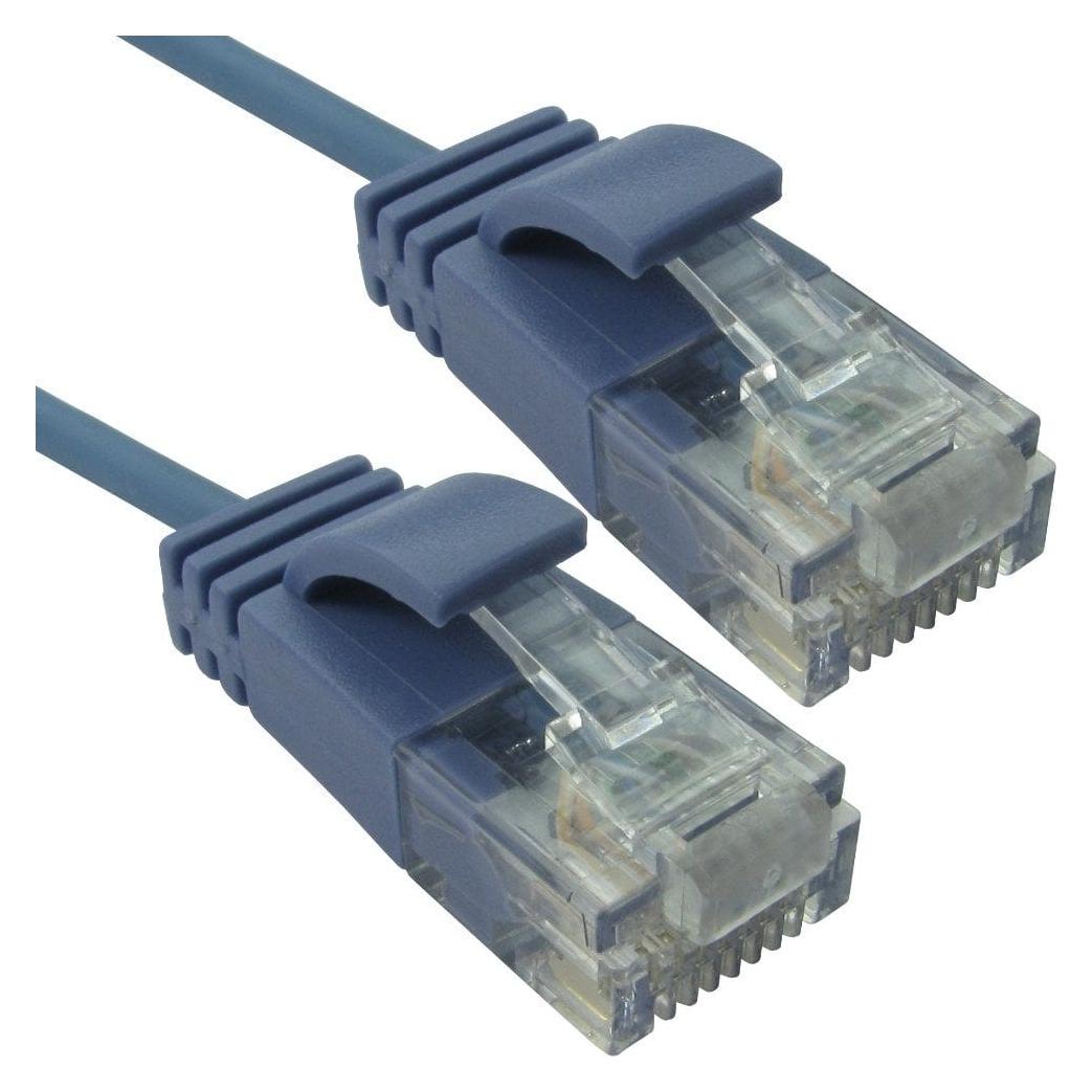 Cables Direct CDL 1.5M SLIM NET 6 LSOH - BLUE (LSOH, CAT6, 1.50 m) (ERSLIM-1015HB)