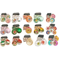 Krebs Glas Lauscha, Christbaumschmuck, Baumschmuck Reflexkugeln 6er Set (6x)