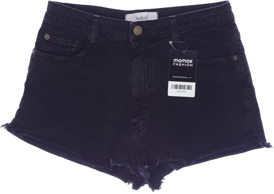 ba&sh Damen Shorts, Schwarz, Gr. EU 32, Baumwolle / Synthetik / Elasthan - Second Hand