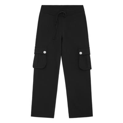 Jogginghose PHILIPP PLEIN "Jogginghose", Herren, Gr. 6, weite Kindergrößen, schwarz (02, schwarz), Obermaterial: 95% Baumwolle, 5% Elasthan, Hosen Jogginghose
