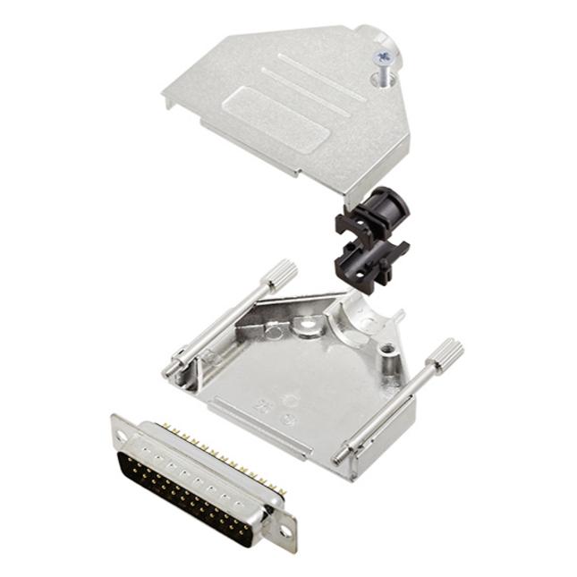 Tru Components TCDTZK25DMPK 7708988 D-SUB Stiftleisten-Set 180 ° Polzahl (num): (7708988)