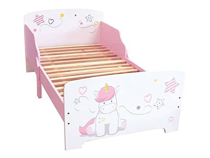 Fun House 713044 Einhorn Kinderbett, weiß, ab 3 Jahren
