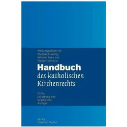 Handbuch des katholischen Kirchenrechts, Fachbücher von Heribert Schmitz, Wilhelm Rees, Stephan Haering