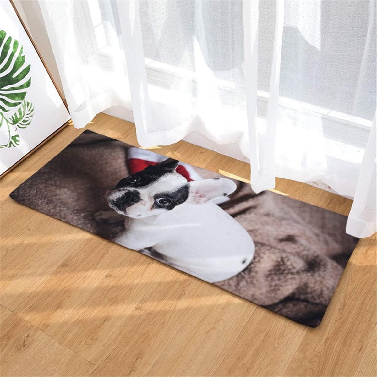Grijs waterabsorberend en zacht badkamer tapijt - Badmat en douchemat - 40 x 120 cm