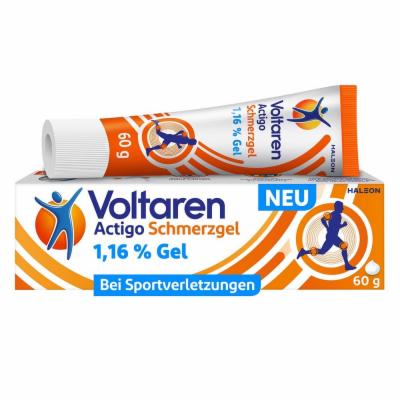 Haleon Germany GmbH VOLTAREN Actigo Schmerzgel 11,6 mg/g (bisher: VOLTAREN Schmerzgel) 60 g 00458503