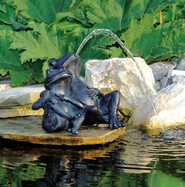 Ubbink waterspuwer met 2 kikkers, 22 cm