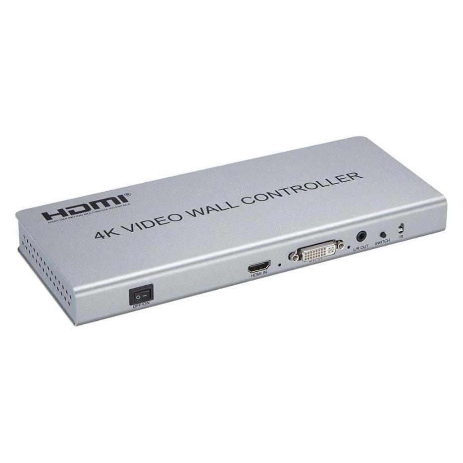 PremiumCord HDMI 1 vstup - 4 výstupy, Video Wall controller (khvid-05)