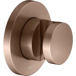 KEUCO IXMO Wandbrausehalter 59591290001 rotgold gebürstet, Rosette rund, rechts oder links verwendbar