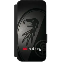 Nivocase Klapphülle für Google Pixel 9 Handyhülle aus Kunst Leder NIVOflip schwarz Metallic Look (Google Pixel 9), Smartphone Hülle, Schwarz