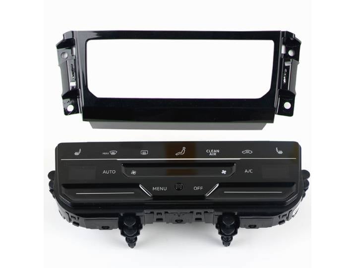 Panneau de climatisation à écran tactile LCD, pour VW T-ROC, interrupteur automatique de climatisation AC, cadre noir pour Piano