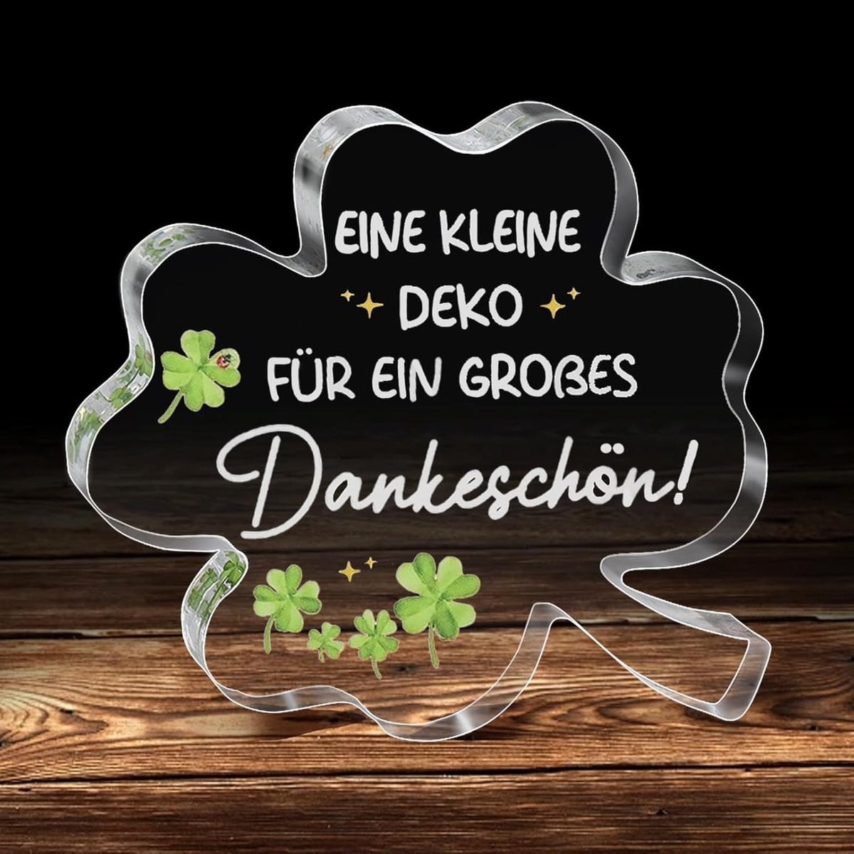 Dailygoods Geluksklaver Klein - Decoratieve Geluksbrenger en Bedankje