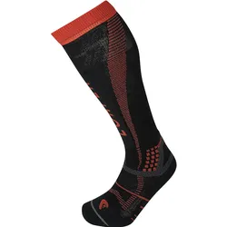 Ternua, Herren, Sportsocken, S3mlc T3 Ski Light Eco (38 - 40), Schwarz, Orange
