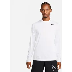 NIKE Dri-FIT Legend langarm Fitnessshirt Herren 100 - white/black XL