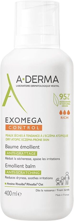 A-Derma Exomega Control Balsam Rückfettend 400ml