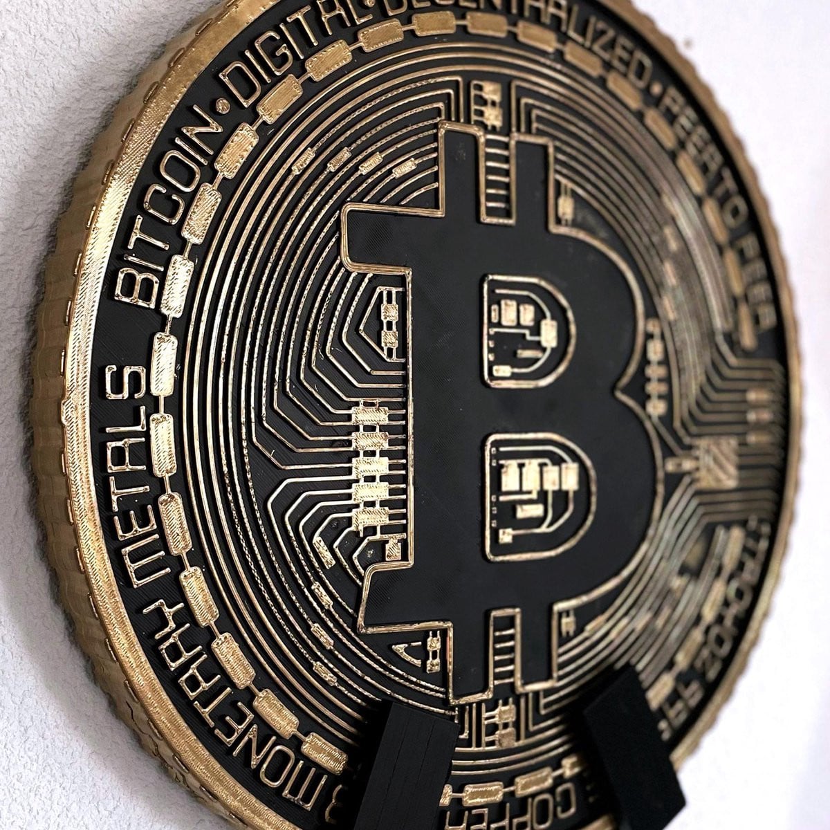 Bitcoin Decoratie Munten voor Kantoor en Blockchain Decoratie - 20 stuks