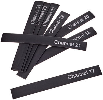 Sommer Cable Shrinktube Set 17-24 Schwarz