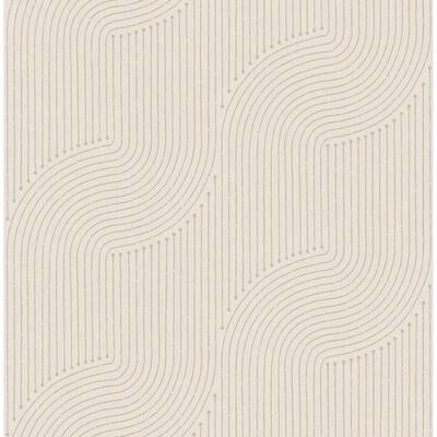 A-Street Prints Braddock Dove Rhythmic Flow Wallpaper