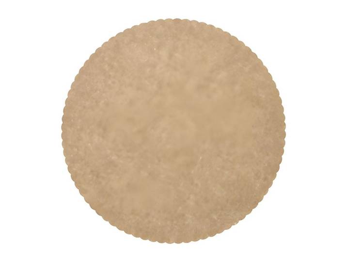 PAPSTAR Tortenplatte 500 x Tortenunterlagen Pappe pure Ø 28 cm braun mit gezacktem Rand, Holzschliff-Karton