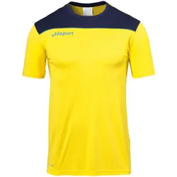 uhlsport Offense 23 Poly Trainingsshirt limonengelb/marine/azurblau L