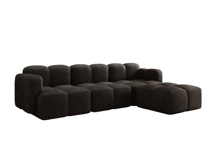 Luxusbetten24 Sofa Designer L Sofa Celly, mit Samtbezug