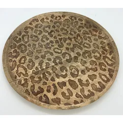 Tablett LEO (DH 32x2 cm) - bunt - DH 32x2 cm