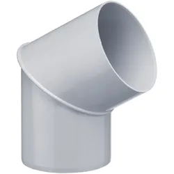 Rohrbogen 60° DN75 PVC grau