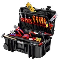 Werkzeugkoffer "Robust26 Move" Elektro, 22-teilig, Werkzeug-Set schwarz, mit Werkzeug-Sortiment für Elektriker