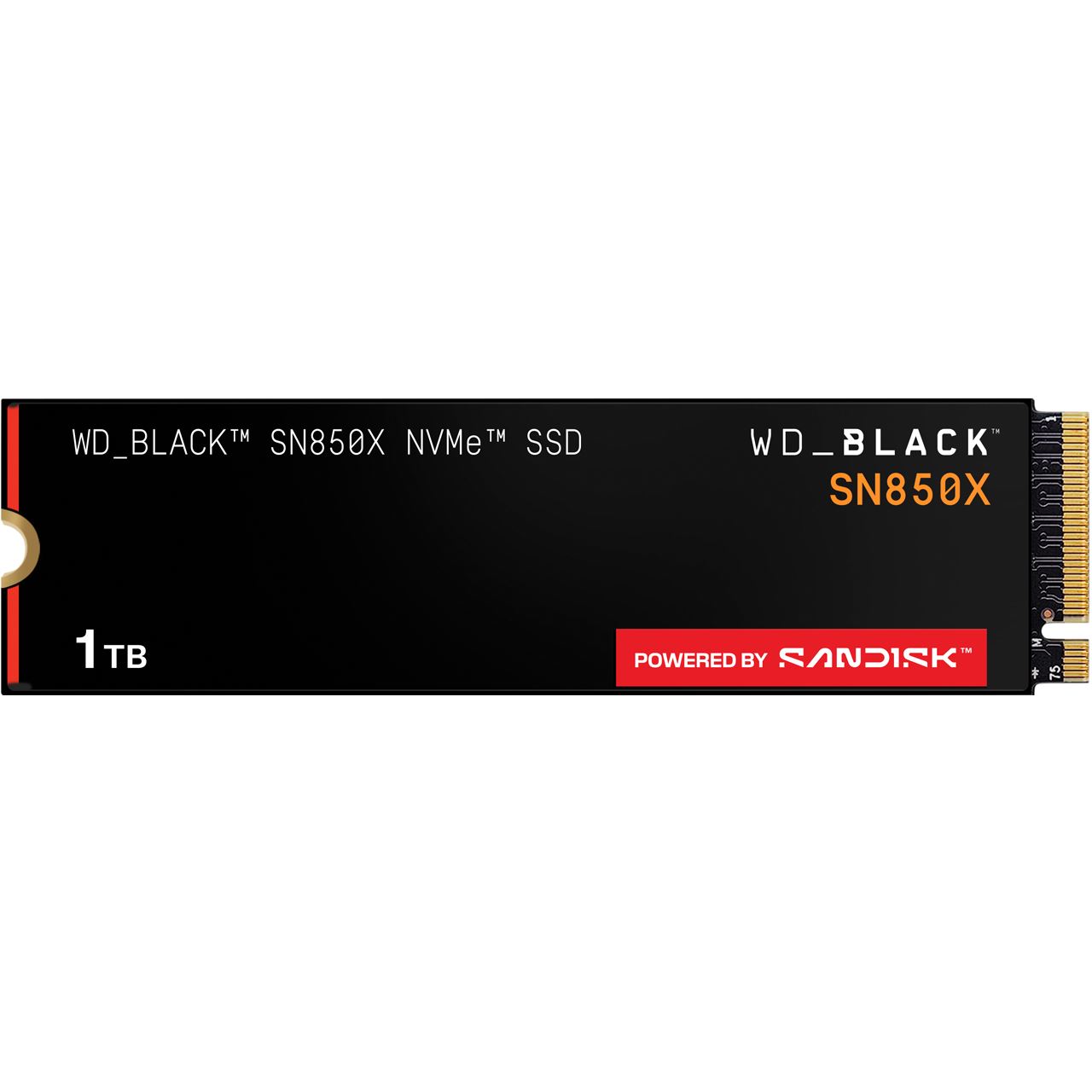 1TB SanDisk WD Black SN850X M.2 2280 PCIe 4.0 x4 3D-NAND TLC (WDS100T2X0E)