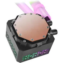 Mars Gaming KIT WATERCOOLING AIO ML-ULTRA240 RGB - 240MM (NOIR), CPU Wasserkühler, Schwarz