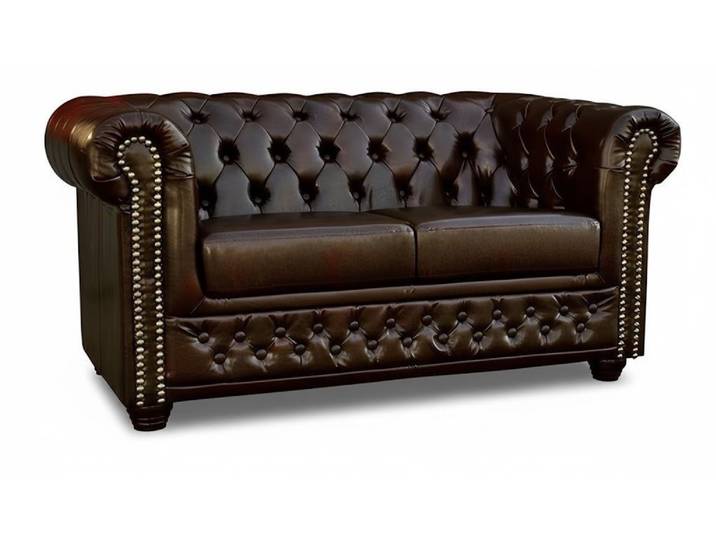Xlmoebel Chesterfield-Sofa 2 Sitzer mit Bettfunktion Couch Polster Sofas Couchen Sofort, Sofa, Bettfunktion