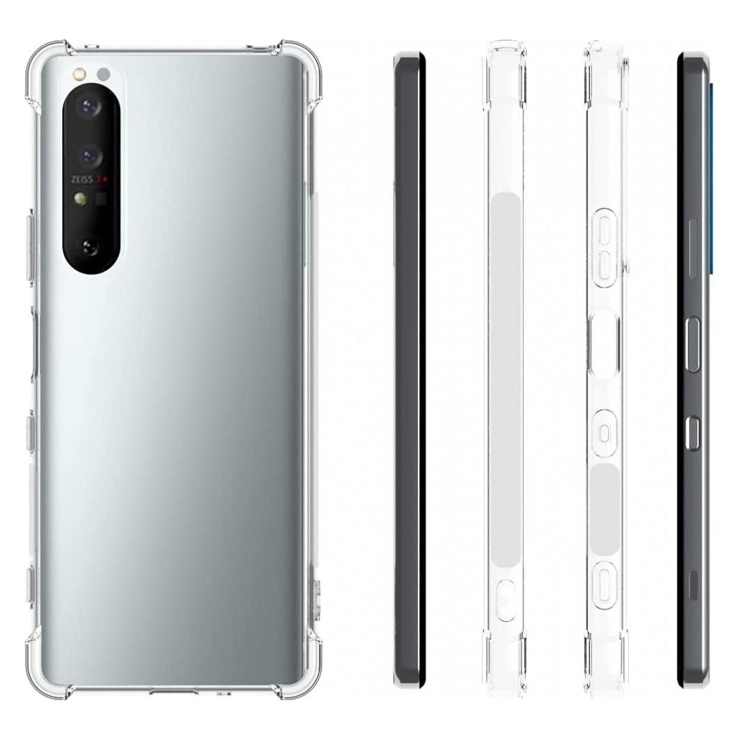 Screenguard Sony Xperia 1 III Hülle Crystal Soft Airbag Bumper (Sony Xperia 1 III) (00028487)