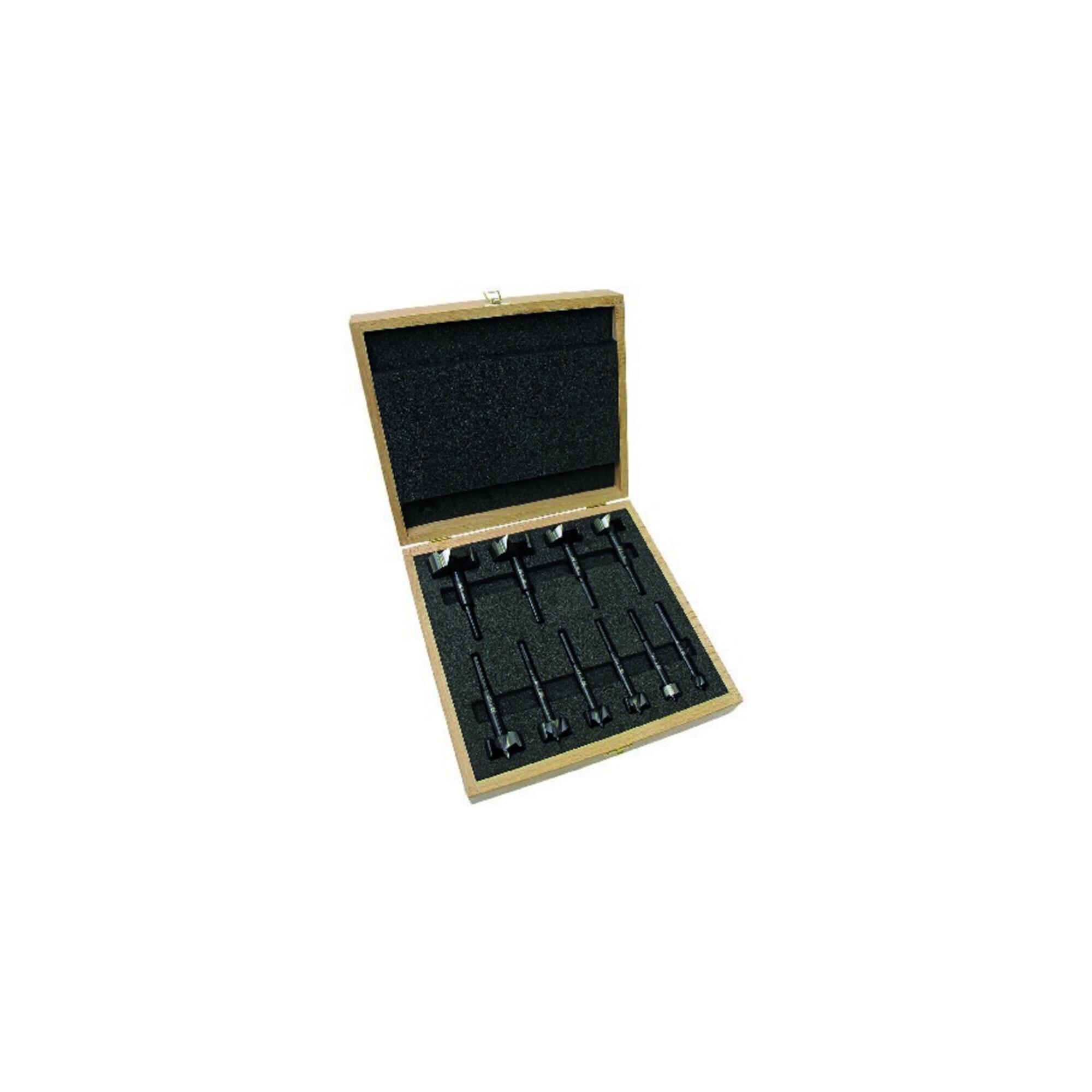 Forstnerbohrersatz BLACK SHARK PRO 10-tlg.D.15,20,25,26,30,35,40,45,50,55mm ; Fisch (031BS0010K)