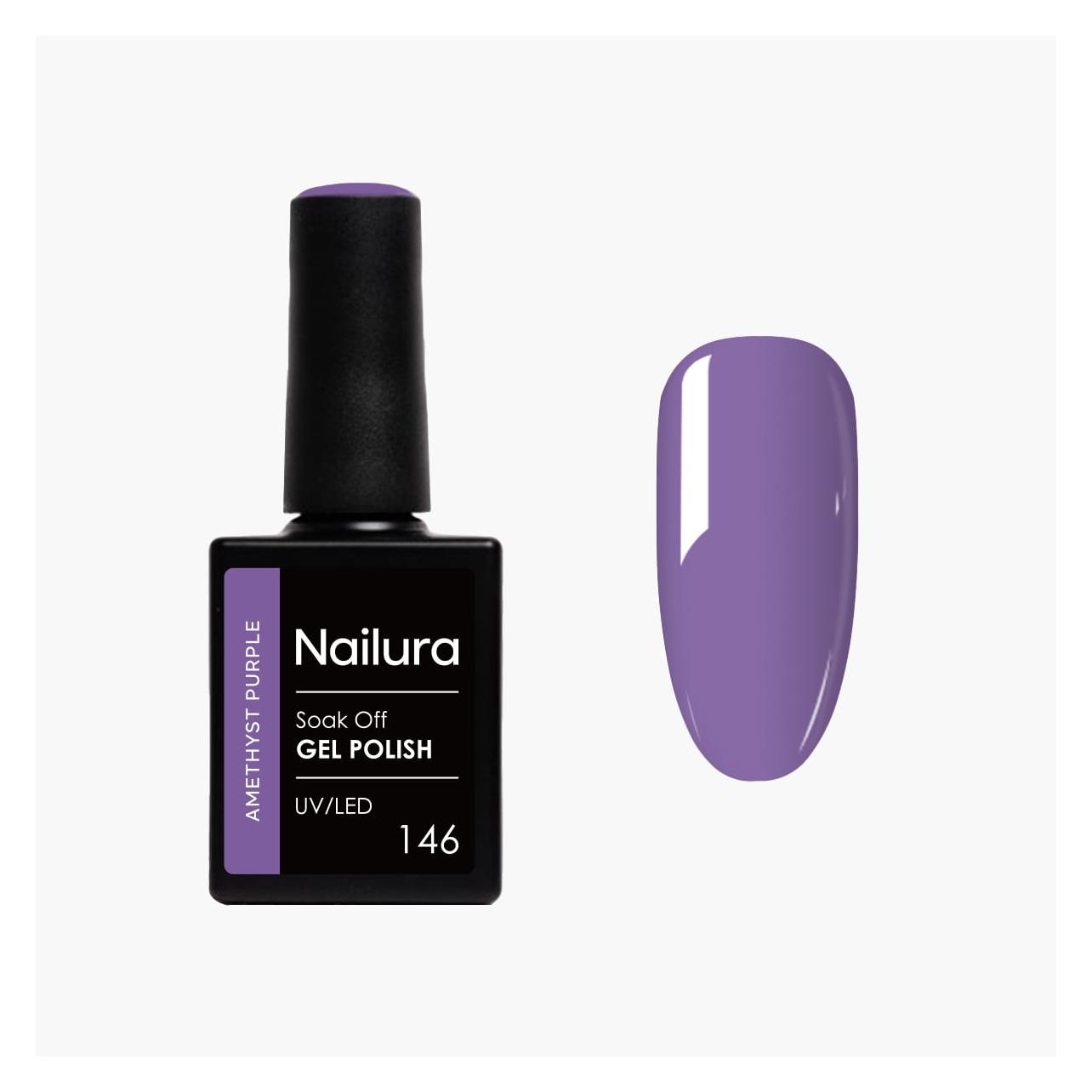 Nailura - Gel Polish 146 - Amethyst Purple - 10 ml (Amethyst Purple) (70165)
