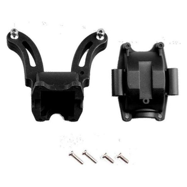 Carrera 370410202 - RC PROFI DÄMPFERBRÜCKE VORNE/GETRIEBEBOX UNTEN/SCHRAUBEN #183001,2 (370410202)