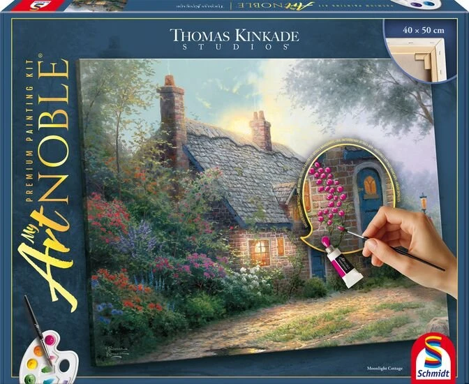 Schmidt Spiele My ArtNOBLE Thomas Kinkade - Moonlight Cottage
