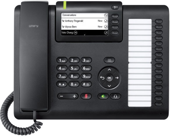 Unify OpenScape Desk Phone CP400 Téléphone SIP avec écran 3.7''