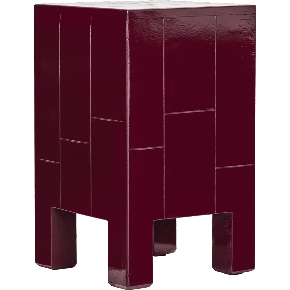 House Doctor Brick bijzettafel rood metalen modern design