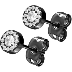 Titan Ohrstecker KRISTALLDISC