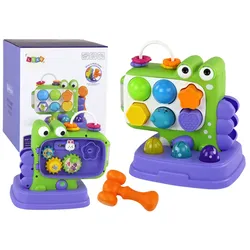 Dinosaurier-Pädagogisches Panel Whac-A-Mole Sortierspiel für Kinder Lila