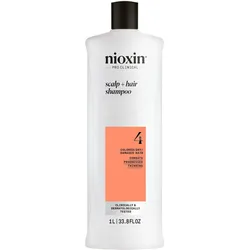 Nioxin, Shampoo, Scalp + Hair System 4 Shampoo (Flüssiges Shampoo, 1000 ml)