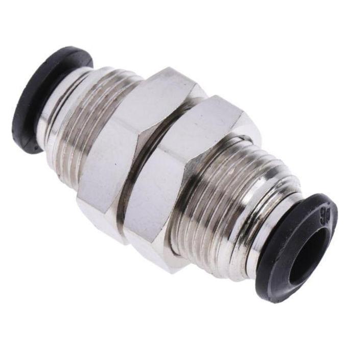 RS PRO Bulkhead Connector 6mm (Rohrverschraubung) (1761297)