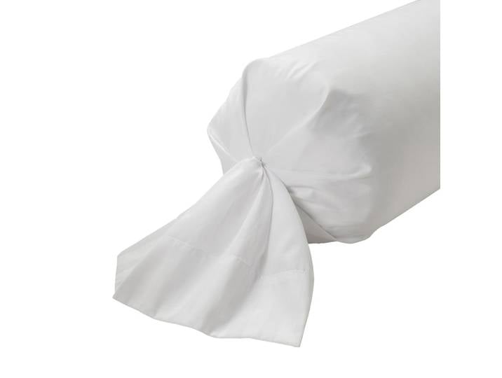 Taie de traversin coton blanc 43x210 cm