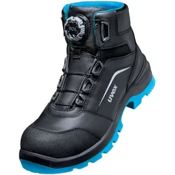 Uvex, Sicherheitsschuhe, Stiefel 9569 schwarz/blau PUR (36)