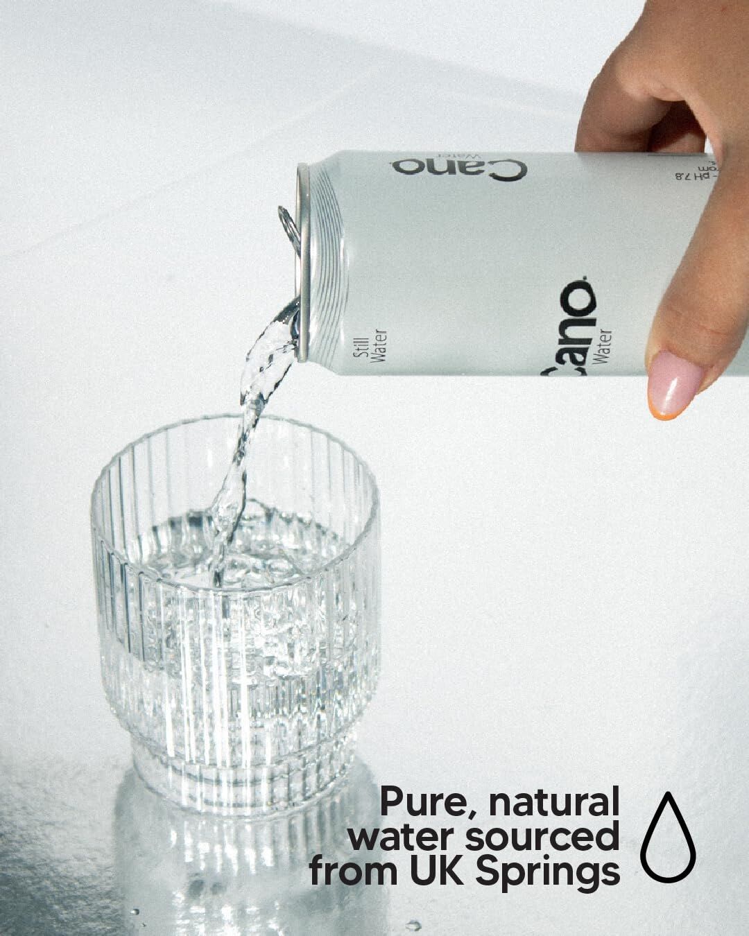 Cano Water Still Spring Water Cans - 24 x 330ml, Ring-Pull Lids