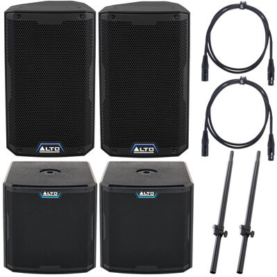 Alto TS 408/12S Power Bundle Noir